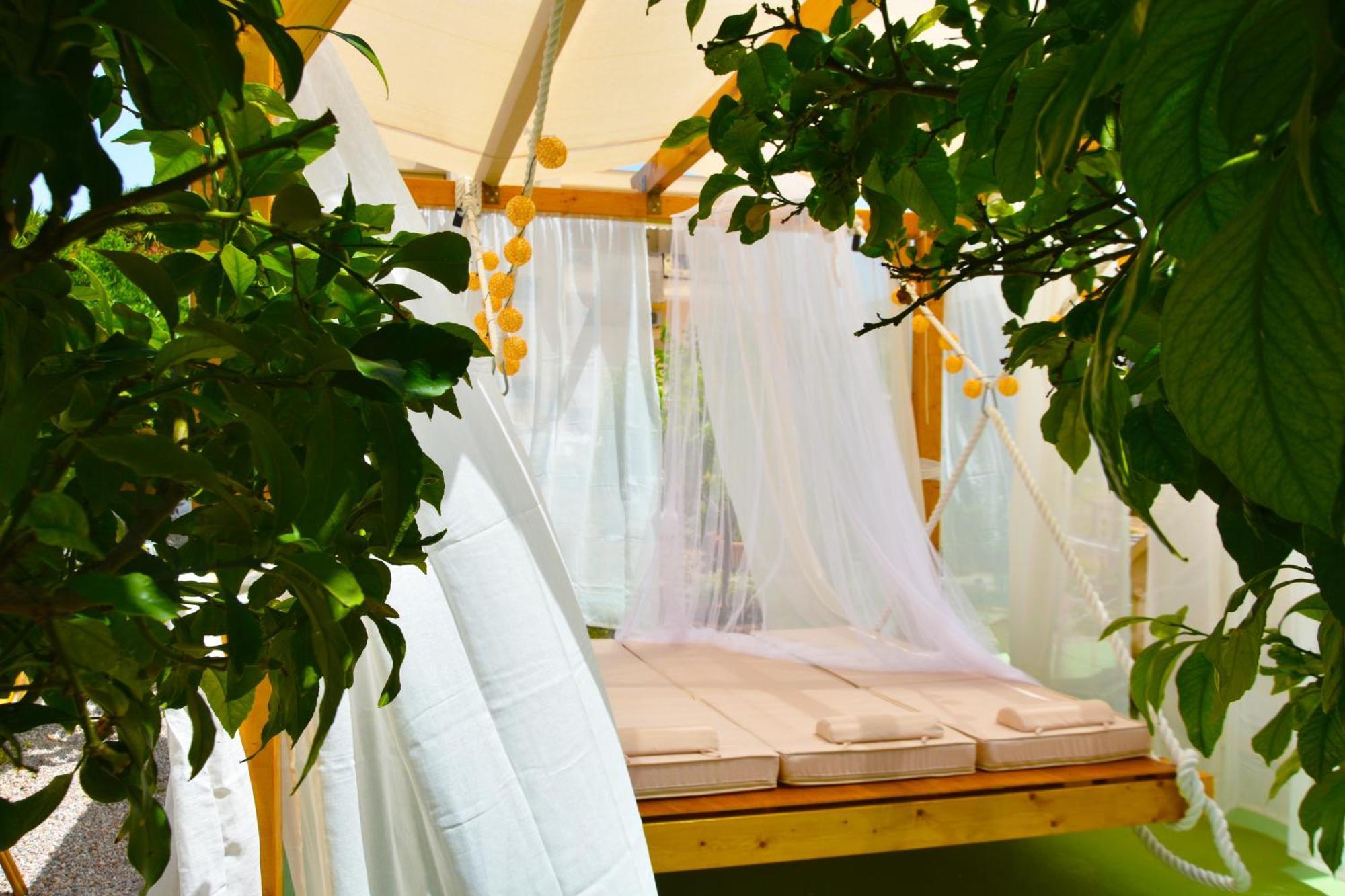 Converted Shed Studio & Garden Hanging Bed Pórto Ráfti Buitenkant foto