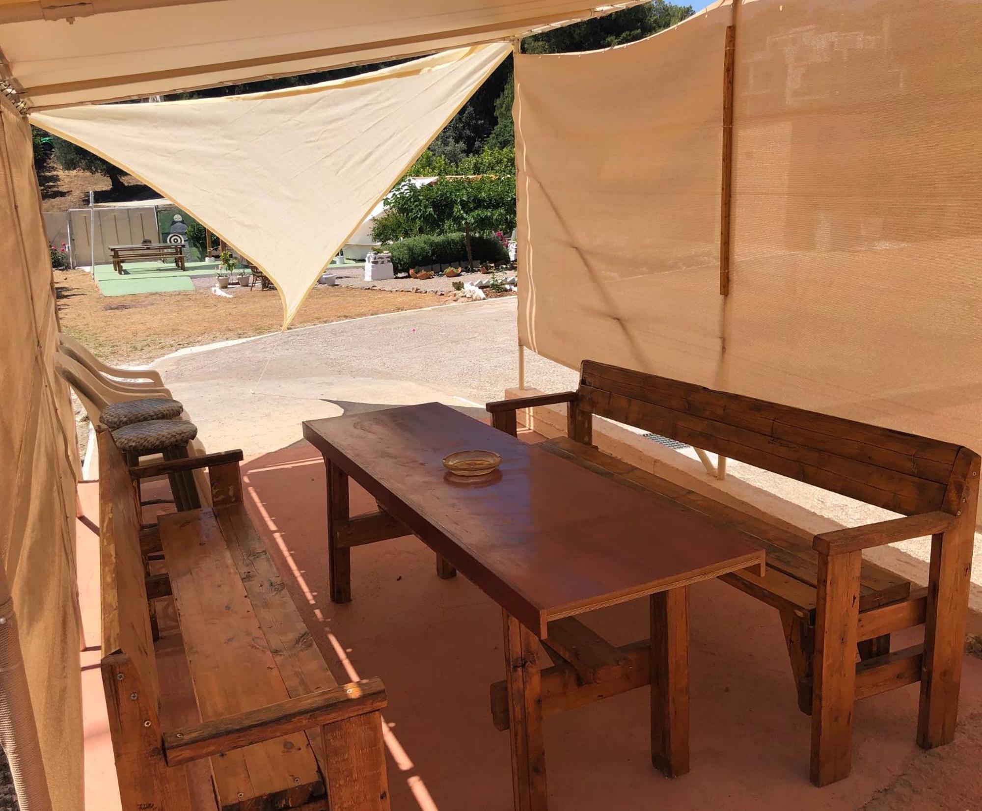 Converted Shed Studio & Garden Hanging Bed Pórto Ráfti Buitenkant foto